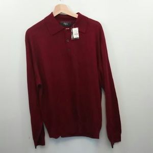 NWT Villini Merino Long Sleeve Wool Pullover Sweater - Large